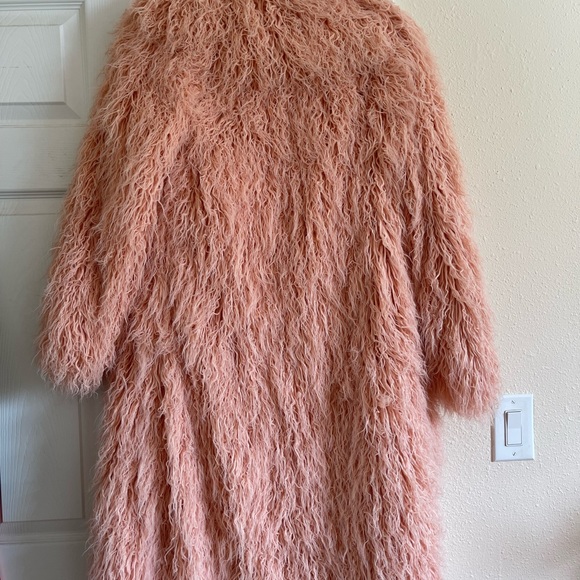 HOUSE OF CB FELICITA BLUSH COAT SIZE XS - Picture 8 of 8